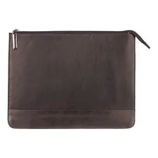 Pasta Envelope De Couro A4 Masculina Bruno Cor Café Foto  mini 1