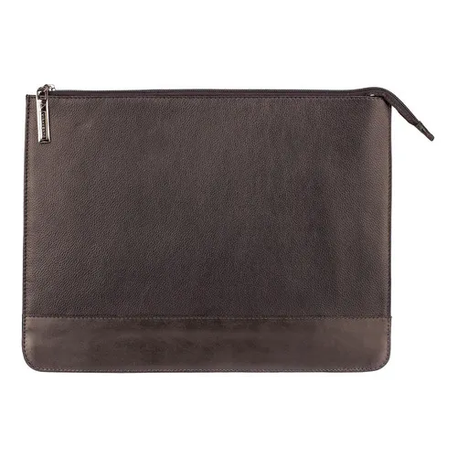 Pasta Envelope De Couro A4 Masculina Bruno Cor Café Foto 1