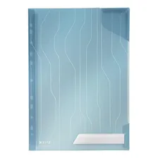 Pasta L Combifile Esselte Leitz Azul Cristal Até 40 Folhas 5 Foto mini 2