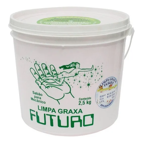 Pasta Limpeza Mãos Desengraxante Gel Limpa Graxa 2,5 Kg Foto 1