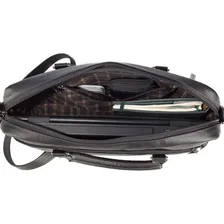 Pasta Masculina Executiva De Couro Scott Cor Preto Foto mini 4