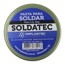 Pasta Para Soldar Não Condutiva Implastec Soldatec 50g Foto mini 2