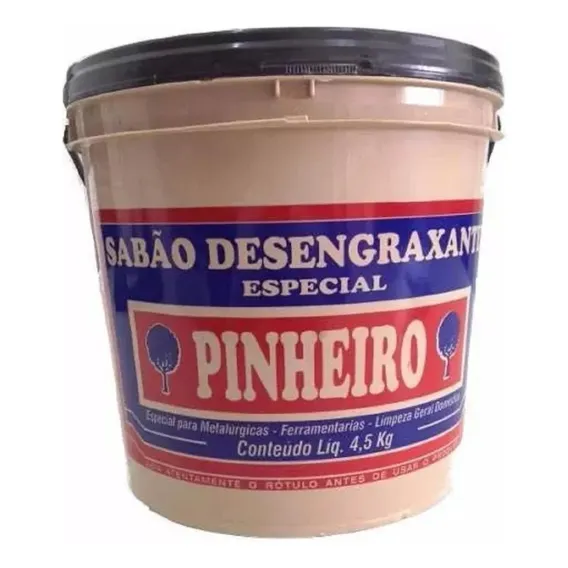 Pasta Sabão Creme Para As Mãos Desengraxante Pinheiro 4,5kg Foto 1
