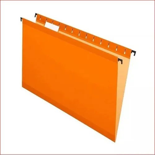 Pasta Suspensa Pendaflex Surehook Laranja H.metal 20 Unid Foto 1