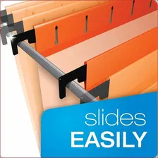 Pasta Suspensa Pendaflex Surehook Laranja H.metal 20 Unid Foto mini 3