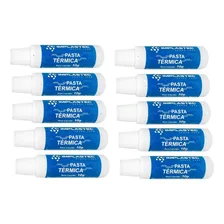 Pasta Termica 10 Bisnagas 10g Processadores Transistor Cpu Cor Branco Foto mini 1