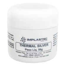 Pasta Térmica 50g Thermal Silver Prata Implastec Foto mini 1