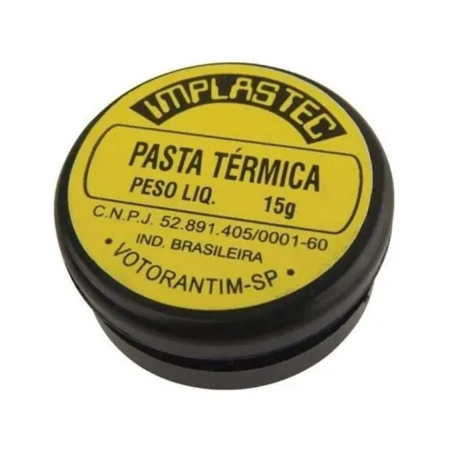 Pasta Térmica Branca Implastec Pote 15g Foto 1