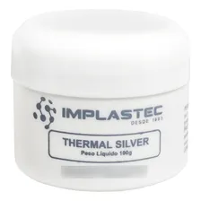 Pasta Térmica Com Prata Thermal Silver Implastec Pote 100g Foto  mini 1