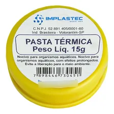 Pasta Térmica De Silicone Branca Implastec Pote 15g Foto mini 1