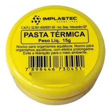 Pasta Térmica Implastec 15 Gramas Tubo PAPT1530CX Foto mini  2