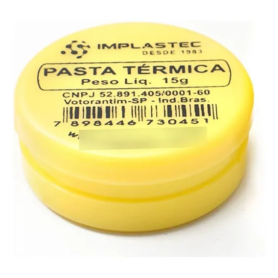 Pasta Térmica Implastec 15 Gramas Tubo PAPT1530CX Foto 1
