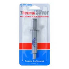 Pasta Térmica Thermal Silver Prata Pc Processador Bga 5g Foto mini 1