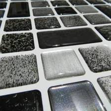 Pastilha Adesiva Resinada Kipastilha Cod H400 Pb Cor Aço Escovado, Preto Foto mini 4