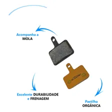 Pastilha Alligator Orgânica Compatível Freio Shimano Basico Foto mini  3