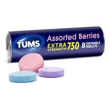 Pastilhas Tums Antiacido Extra Strength 750 Sabor Frutas Vermelhas Foto  mini 1