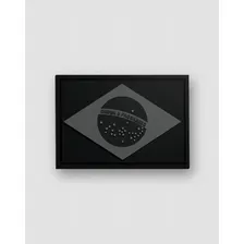 Patch Bandeira Brasil Preto/cinza Invictus Foto mini 1