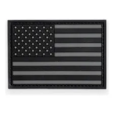 Patch Bandeira Eua Preto Invictus Foto mini 1