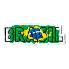 Patch Bordado - Brasil Escrito Bd50138-283 Foto  mini 1