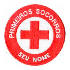 Patch Bordado - Primeiros Socorros Personalizado Nome Foto mini 1