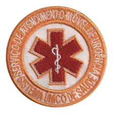 Patch Bordado Samu Com Fecho De Contato Foto mini 1