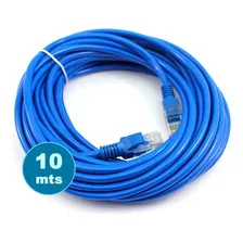 Patch Cord Cabo De Rede Utp Rj45 Cat5e 10 Metros Azul Foto mini 1