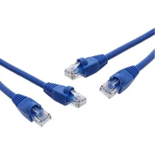 Patch Cord Cabo De Rede Utp Rj45 Cat5e 10 Metros Azul Foto mini 3