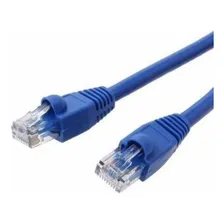 Patch Cord Cabo De Rede Utp Rj45 Cat5e 10 Metros Azul Foto mini 2