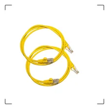 Patch Cord Cat5e 1,5m Amarelo 100% Cobre Foto mini 4