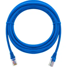 Patch Cord Cat5e 5 Metros Com Capa Imediato Cor Azul Foto mini 1