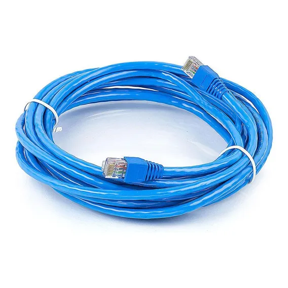 Patch Cord Cat5e Montado Azul - 35 Metros Foto 1