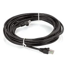 Patch Cord Cat5e Montado Preto - 3 Metros Foto mini 1