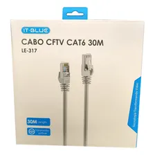 Patch Cord Cftv Cabo Rede Cat6 30 Metros Cabo De Internet Foto mini 2