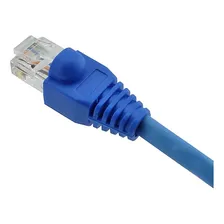 Patch Cord Crossover Cat6 100% Cobre Azul - 1 Metro Foto mini 2