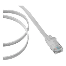 Patch Cord Flexível Cabo Flat Rj45 Giga Lan Cat6 1m Cinza Foto mini 3