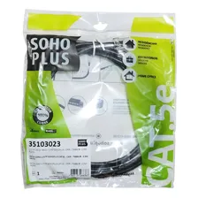 Patch Cord Flexível 2,5m Soho Plus Furukawa Cor Preta Foto mini 1