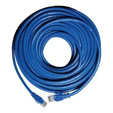 Patch Cord Utp Cat5e 26awg 30 Metros Azul Foto  mini 1