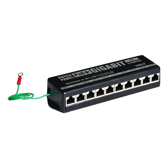 Patch Panel 01 Poe Alimentação Ate 48v - 5p Volt Foto 1