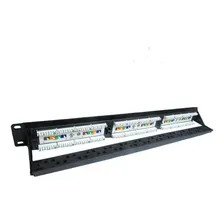 Patch Panel 24 Portas Cat5e Multilan Furukawa Foto mini  2