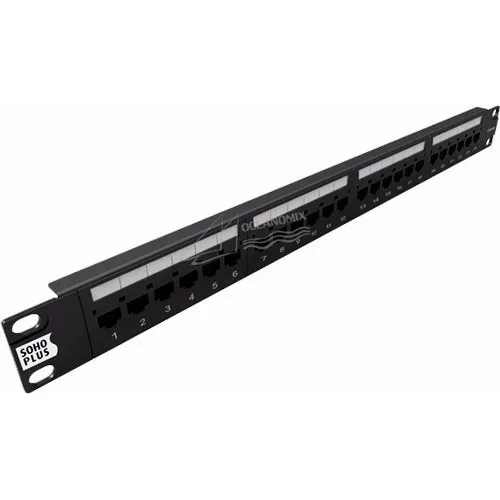 Patch Panel 24 Portas Cat6 Furukawa Sohoplus Qualidade Top Foto 1