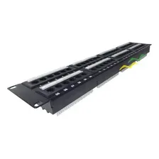 Patch Panel 48 Portas Cat5e Pier Telecom Padrão 19 Polegadas Foto mini 1