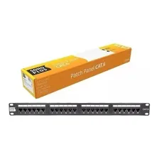 Patch Panel Cat6 T568a/b 24 Portas Rj-45 Rack 1u Servidor Foto mini 4