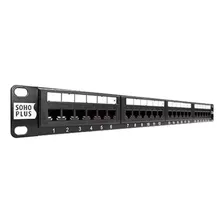 Patch Panel Cat6 T568a/b 24p 24 Portas Furukawa Soho Plus Foto mini  2