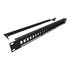 Patch Panel Descarregado 24 Portas Cat6 /cat5e Rj45 C/ Foto mini 1