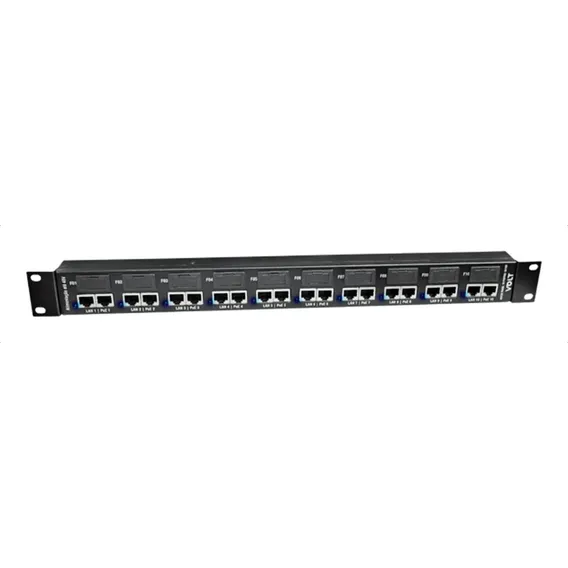 Patch Panel Fast Volt Evolution Poe 10 Portas Snmp Foto 1