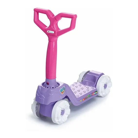 Patinete Calesita Mini Scooty Girl rosa e violeta Foto 1