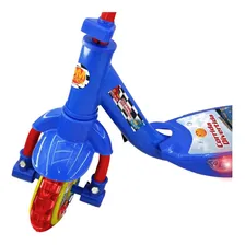 Patinete DM Toys com garrafinha Corrida divertida azul e vermelho Foto mini  3