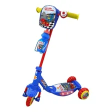 Patinete DM Toys com garrafinha Corrida divertida azul e vermelho Foto  mini 1