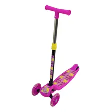 Patinete Infantil 3 Rodas Dobravel Ajustavel C/ Freio -cores Cor Rosa Patinete Infantil 3 Rodas em Gel Freio Foto mini 1