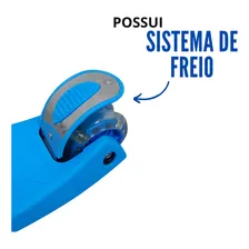 Patinete Infantil 3 Rodas em Gel Freio Masculino Menino Azul Importway BW-011-AZ Foto mini 3
